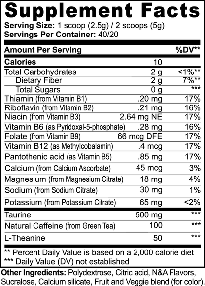 Energy Shock Powder (Fruit Punch)