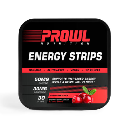 Oral Energy Strips (Cranberry)