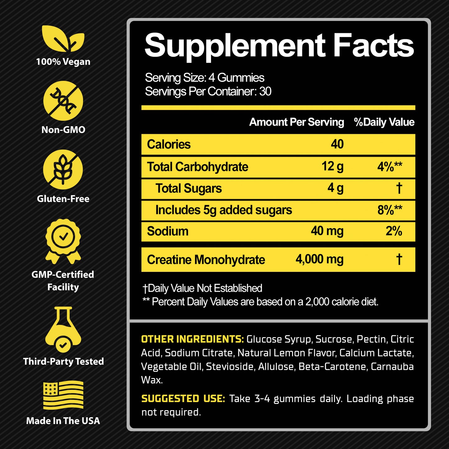 Creatine Monohydrate Gummies