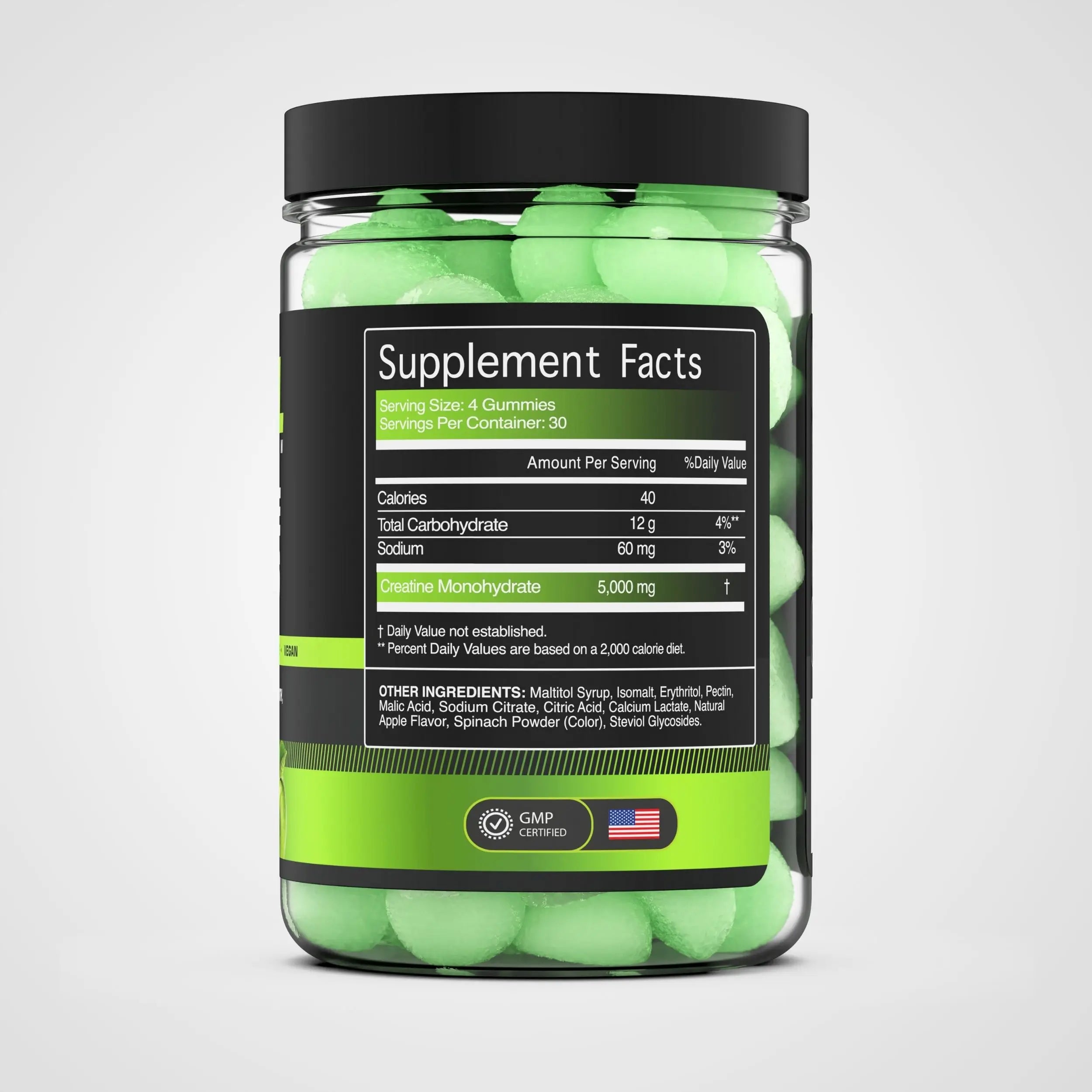 Sugar-Free Creatine Monohydrate Gummies